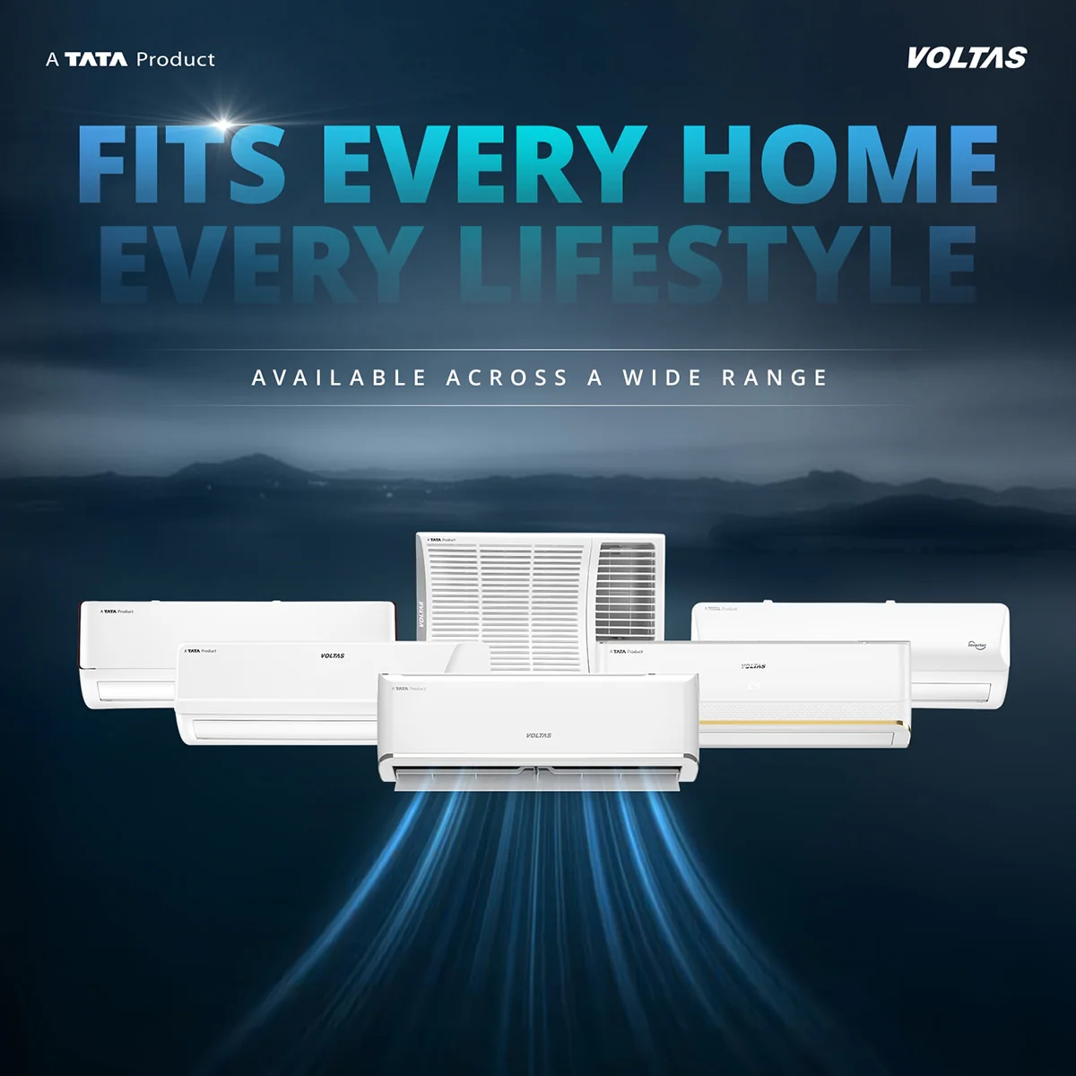 Voltas Split Air Conditioner, 1 Ton, 3 Star - 123INV Vectra Emerald - Image 17