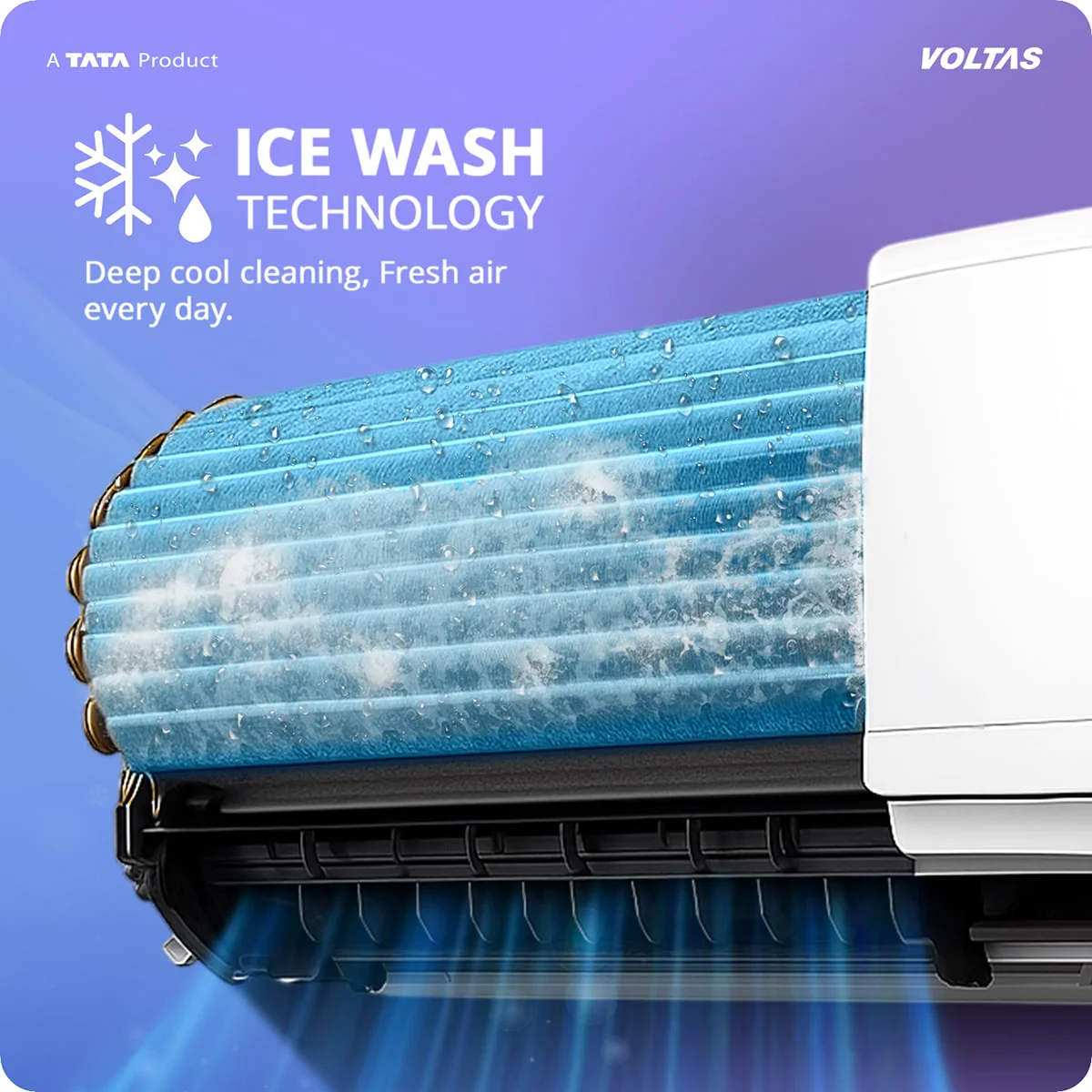Voltas Split Air Conditioner, 1 Ton, 3 Star - 123INV Vertis Elite Gold - Image 11